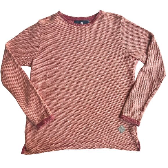 Southern Shirt Co SSCO Textured Knit Crewneck Pullover Sweater Berry Pink Med - Picture 1 of 10